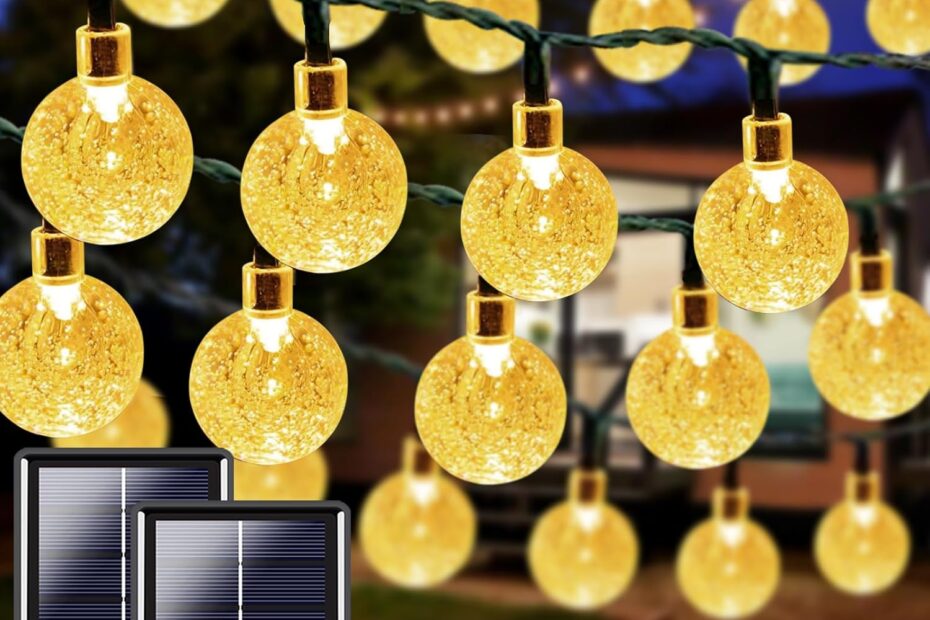 Transform Your Outdoors: LORRYTE 100 LED Solar String Lights Review!
