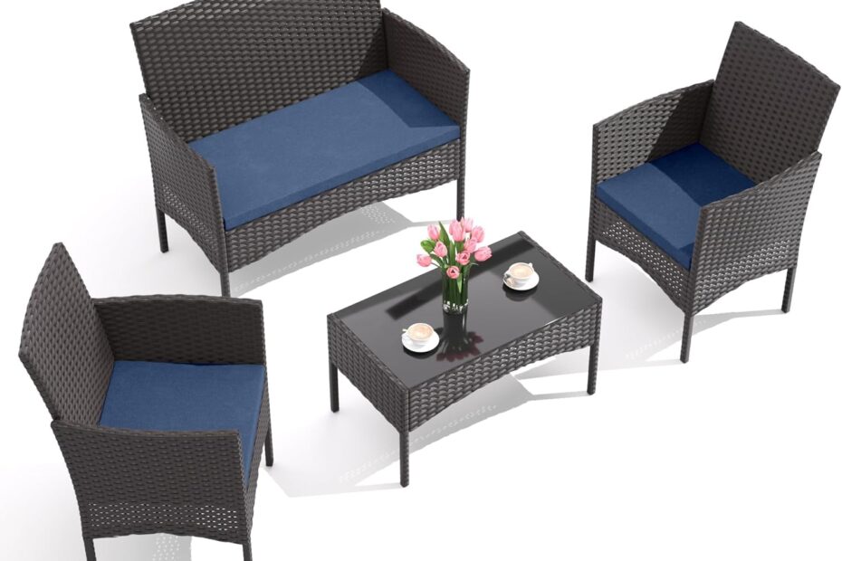 Transform Your Outdoors: Review of the Gotland 4-Piece Patio Furniture Set
