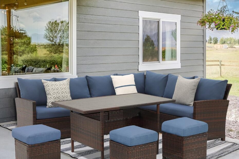 Transform Your Outdoors: Review of the Wisteria Lane 7-Piece Patio Furniture Set