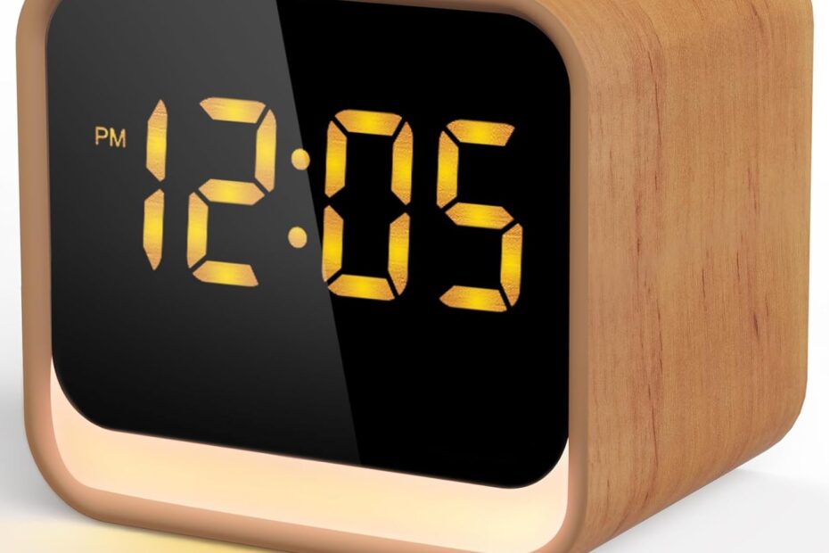 Transform Your Sleep: The Housbay Wooden Sound Machine Alarm Clock Review
