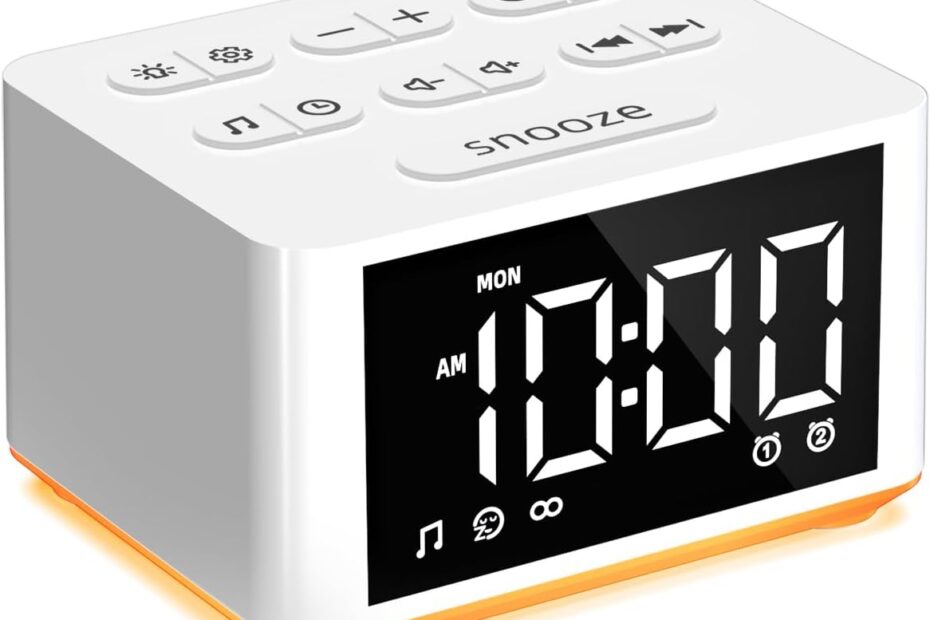 Transform Your Sleep: The Ultimate 3-in-1 Sound Machine and Alarm Clock Review