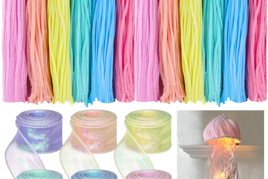 Transform Your Space: 612 Pcs DIY Jellyfish Room Decor Set Review