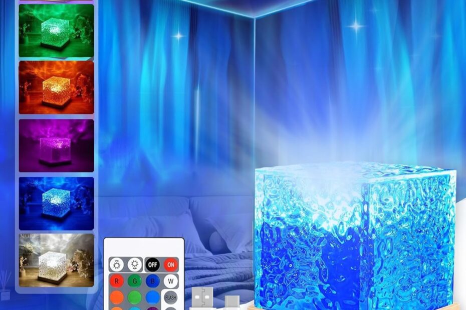Transform Your Space: A Review of the Luminorthe Cube Lamp Ocean Wave Projector