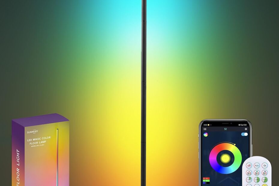 Transform Your Space: A Review of the SUNMORY RGB LED Floor Lamp
