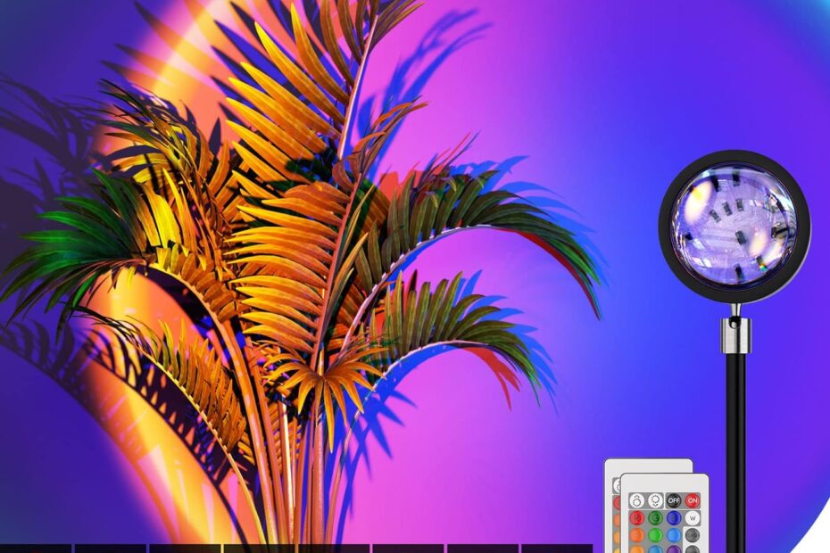 Transform Your Space: A Review of the Sunset Lamp Projection LED Lights
