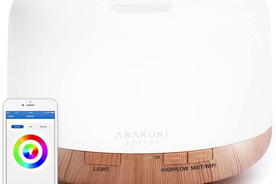 Transform Your Space: ASAKUKI Smart Wi-Fi Essential Oil Diffuser Review