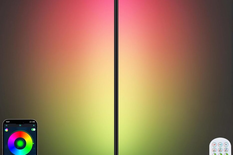 Transform Your Space: AVCNUJ Smart RGB LED Floor Lamp Review