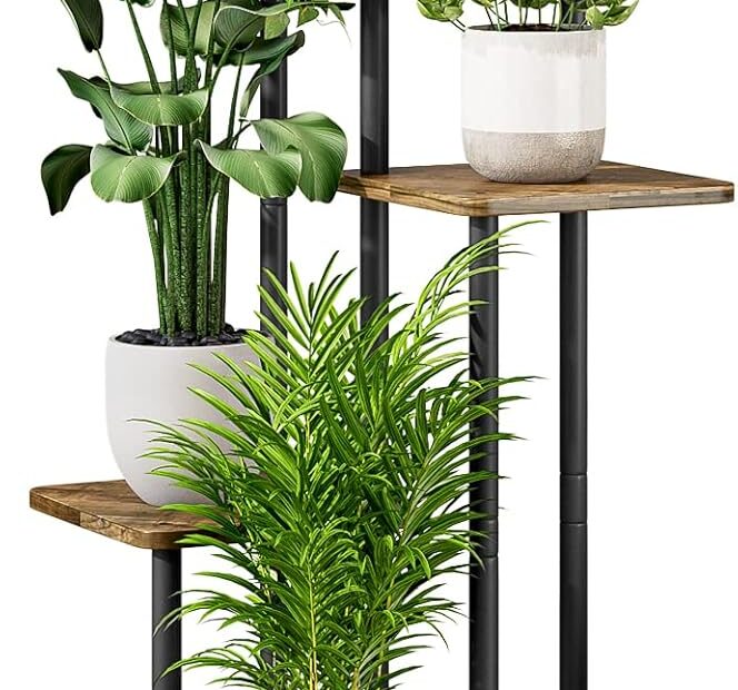 Transform Your Space: AZERPIAN 5-Tier Metal Plant Stand Review