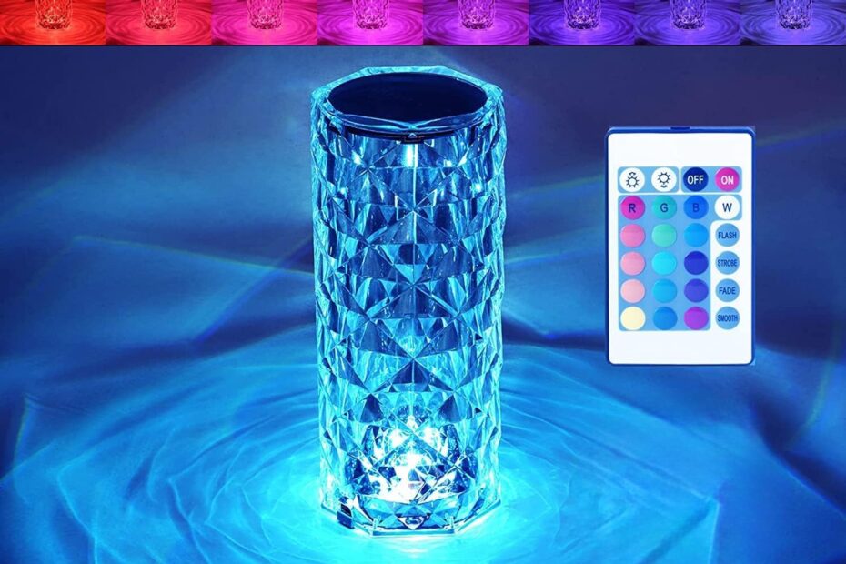 Transform Your Space: BGFHome RGB Color Changing Crystal Table Lamp Review