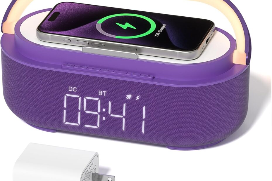 Transform Your Space: COLSUR 6-in-1 Bluetooth Speaker Alarm Clock Review