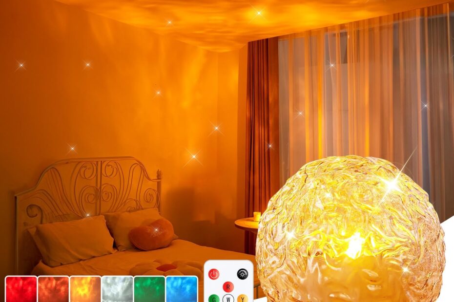 Transform Your Space: Discover the Magic of the Mubarek Crystal Light Projector!