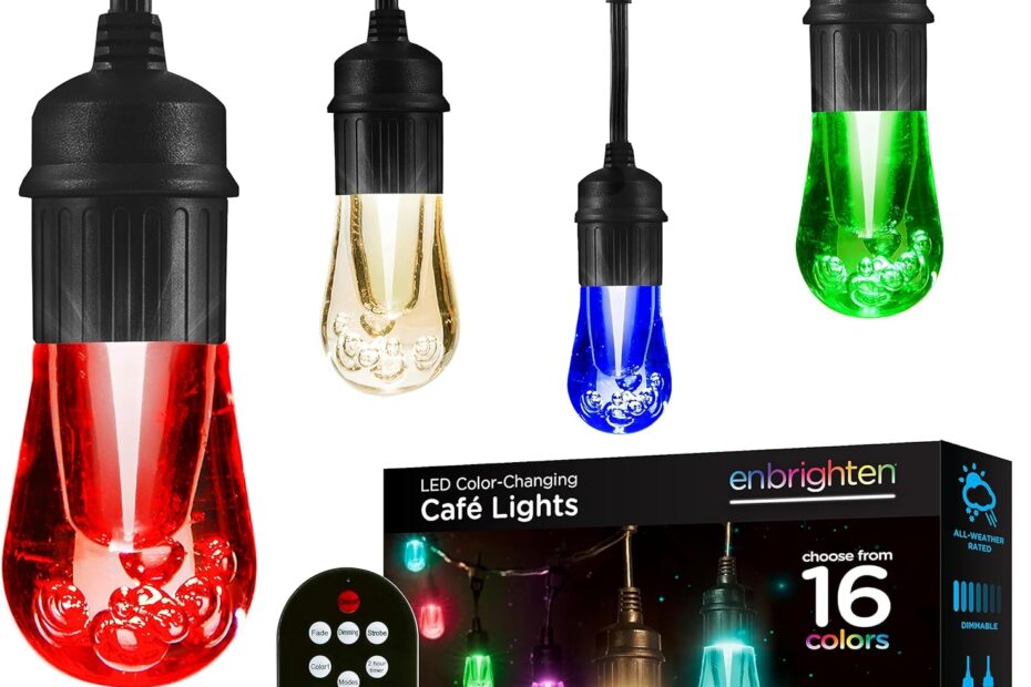 Transform Your Space: Enbrighten Color Changing String Lights Review