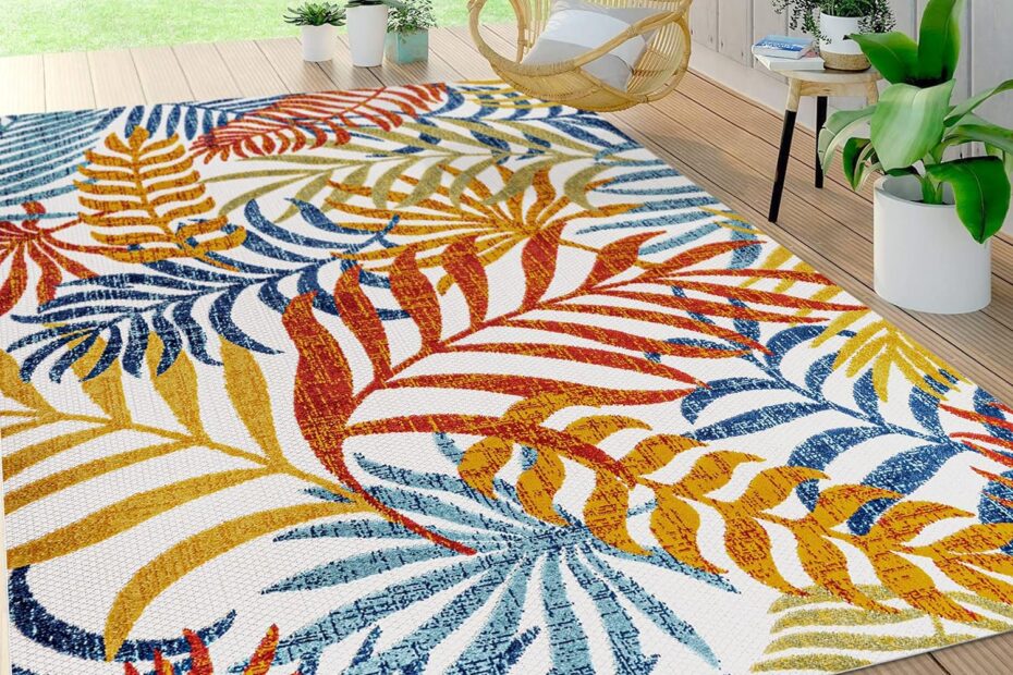 Transform Your Space: JONATHAN Y Tropical Palm Leaves Area Rug Review