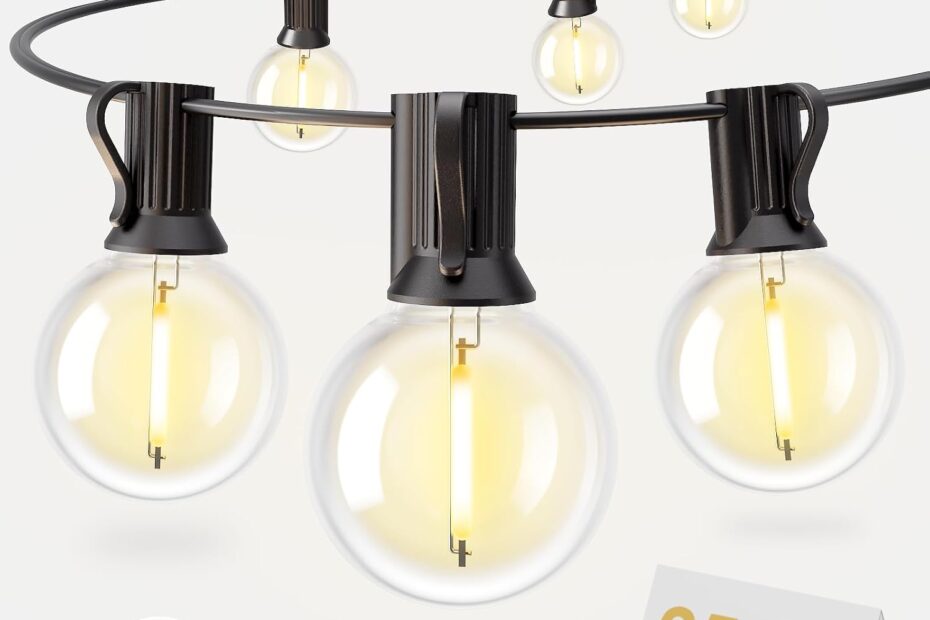 Transform Your Space: Review of 25 ft G40 Shatterproof Outdoor String Lights