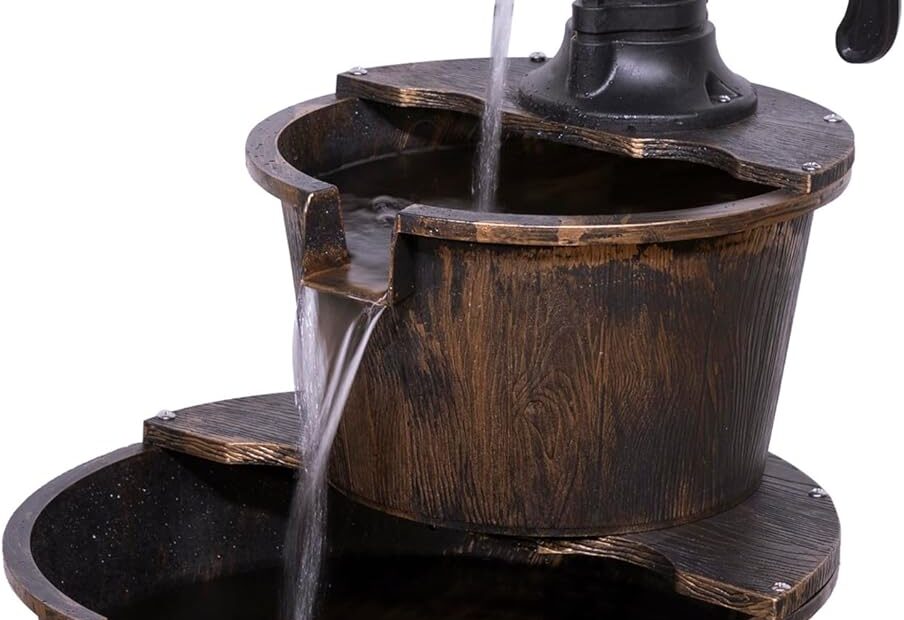 Transform Your Space: Review of the Alpine Corporation Rustic Barrel Water Fountain