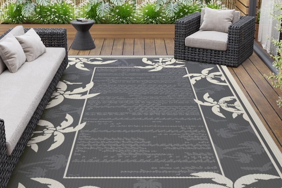 Transform Your Space: Review of the COCOER 8x10 ft Waterproof Reversible Outdoor Rug