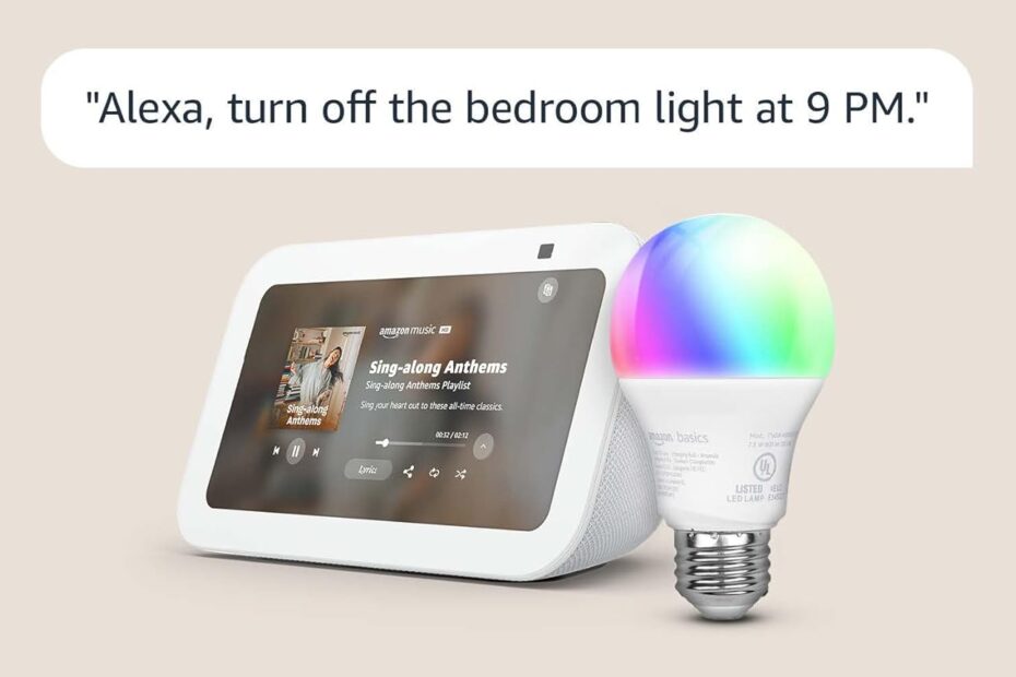 Transform Your Space: Review of the Echo Show 5 with Smart Color Bulb