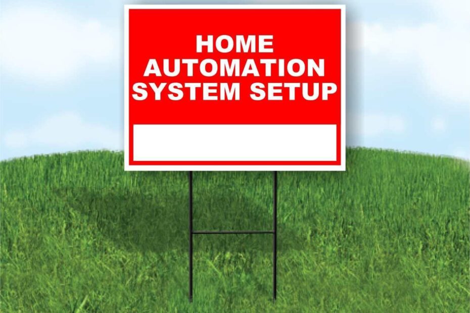 Transform Your Space: Review of the Home Automation System Yard Sign Setup!