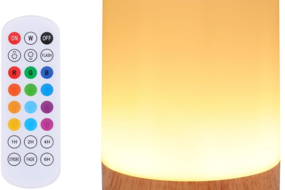 Transform Your Space: Review of the OORUN RGB Touch Bedside Table Lamp