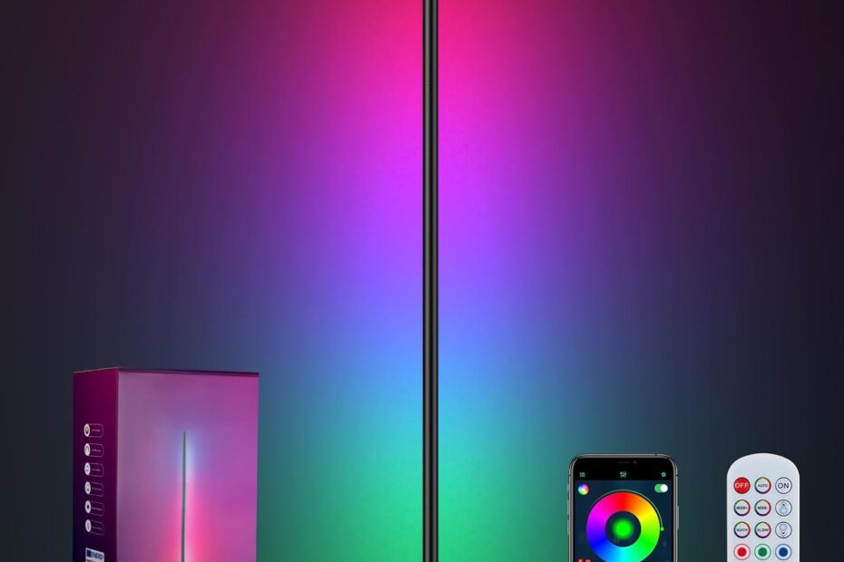 Transform Your Space: Review of the RGBICW Smart Corner Floor Lamp