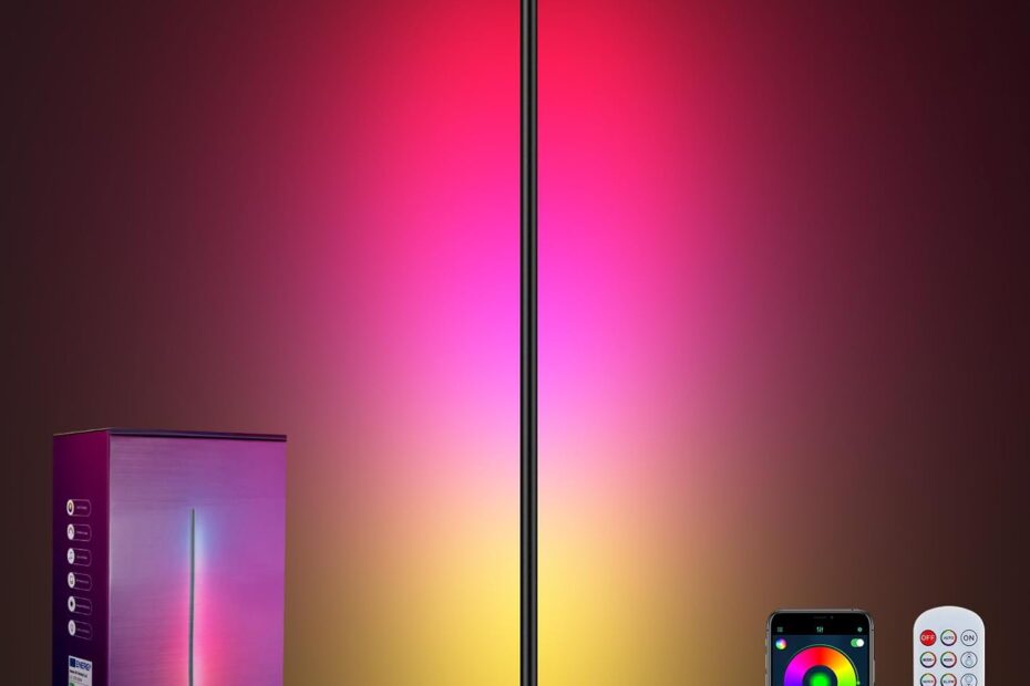 Transform Your Space: Review of the Smart RGBICW LED Corner Floor Lamp