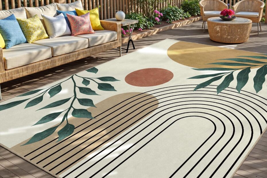 Transform Your Space: Review of the Stylish Mid Century Sun Outdoor Rug