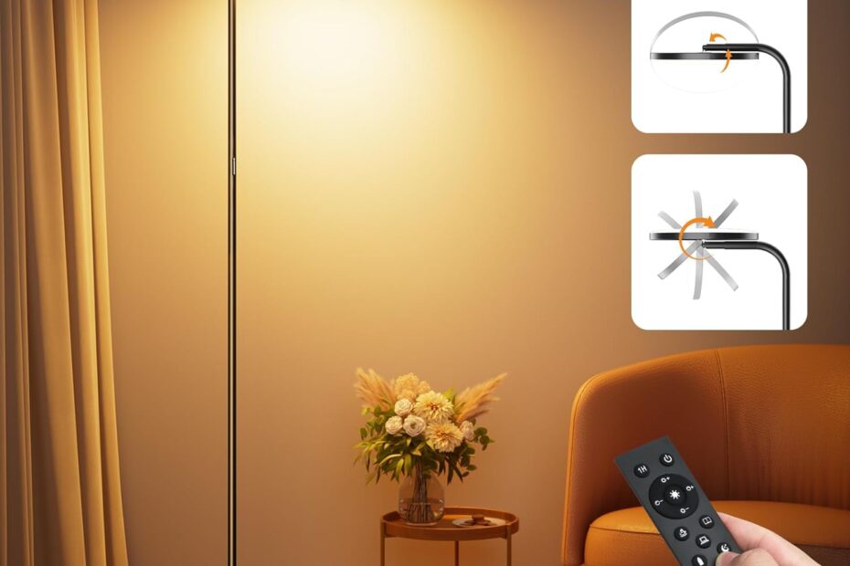 Transform Your Space: Review of the Super Bright 36W LED Floor Lamp with Remote Control