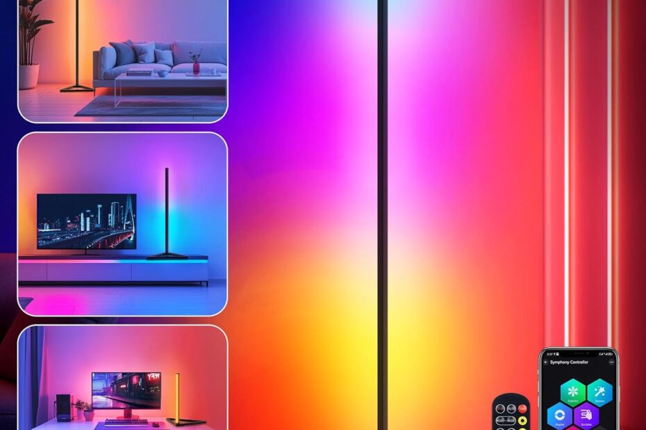 Transform Your Space: RGBIC Floor Lamp Review - The Ultimate Ambient Lighting Solution!