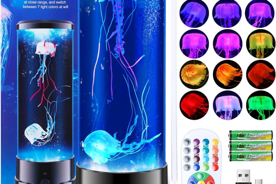Transform Your Space: SENCU Color Changing Jellyfish Lamp Review & Guide