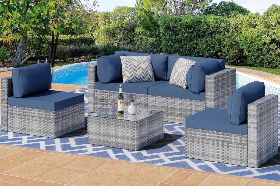 Transform Your Space: Shintenchi 5-Piece Outdoor Sectional Sofa Review