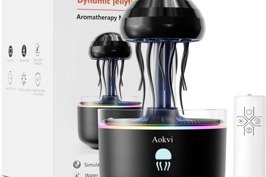 Transform Your Space: The 300ML Jellyfish Essential Oil Diffuser Review