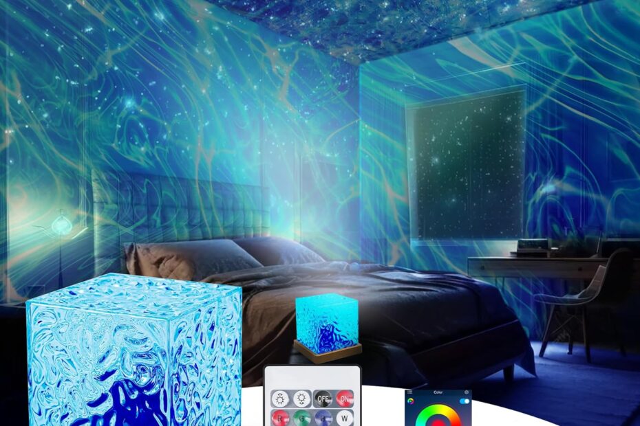 Transform Your Space: The Northern Light Lamp Review - Ocean Projector Magic!
