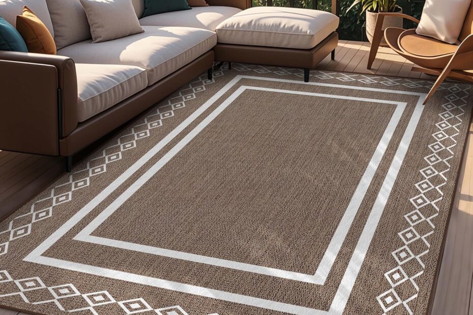 Transform Your Space: The Ultimate 5'x8' Outdoor Patio Rug for Style & Comfort