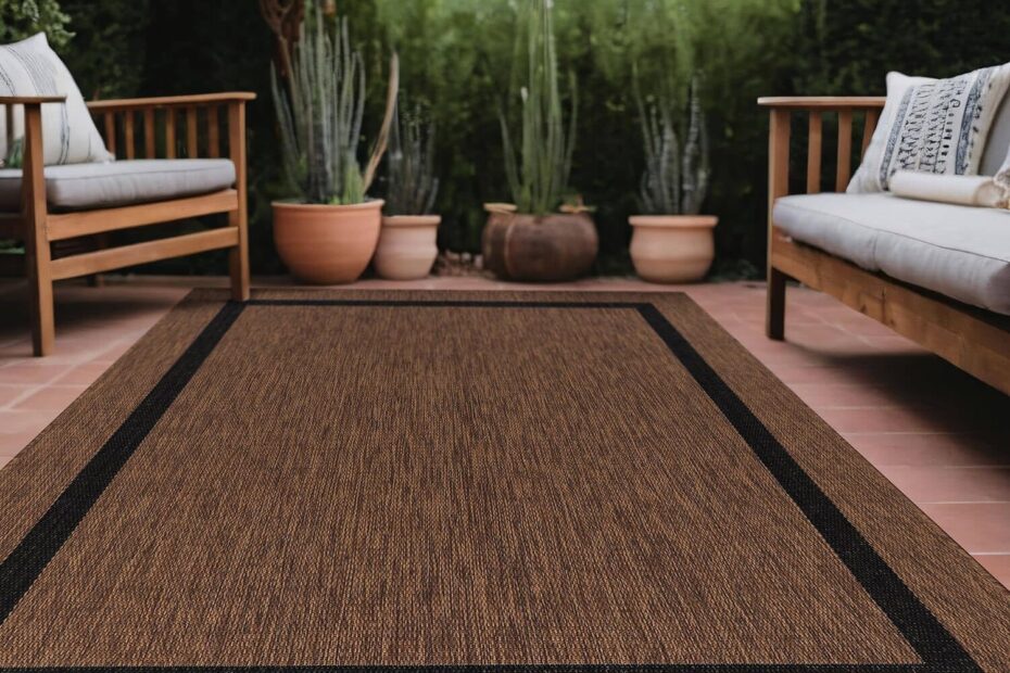 Transform Your Space: The Ultimate Review of the Bordered Outdoor Rug 5x7