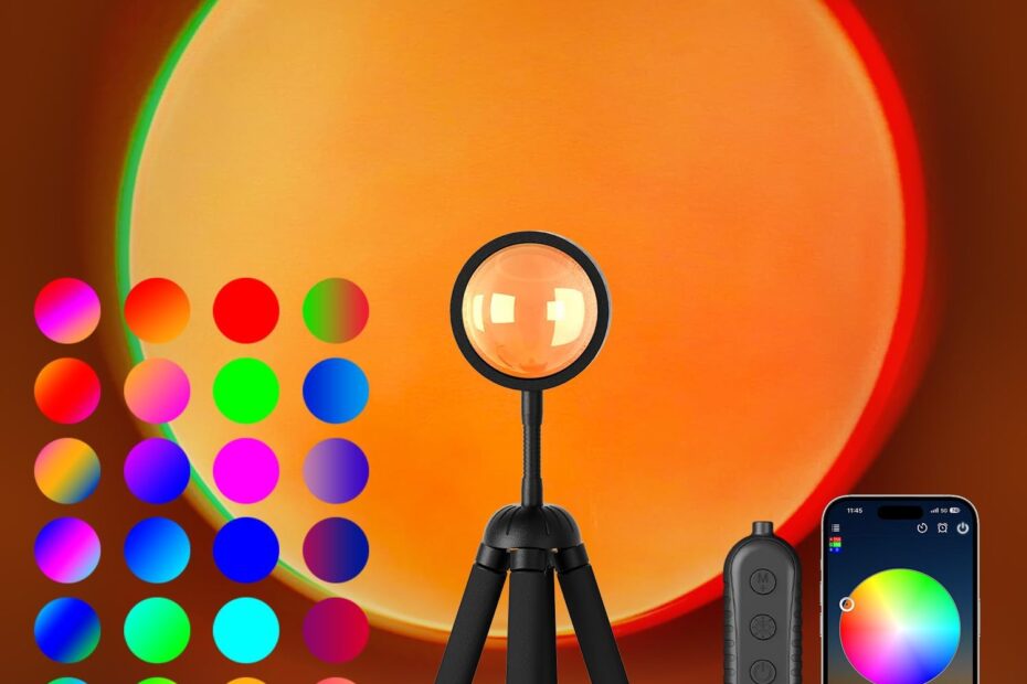 Transform Your Space: The Ultimate Sunset Lamp Projector Review!