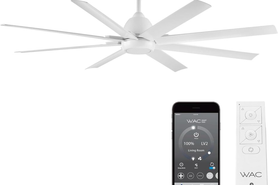 Transform Your Space: WAC Smart Fans Mocha XL 66" Ceiling Fan Review