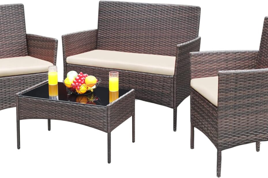 Transform Your Space with Greesum's Stylish 4-Piece Patio Set: Reviews & Insights!