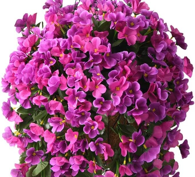 Transform Your Space with INQCMY's Realistic Faux Hanging Flowers!