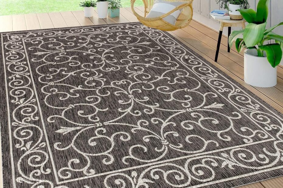 Transform Your Space with the JONATHAN Y Charleston Vintage Filigree Rug: A Coastal Gem for Home and Garden!