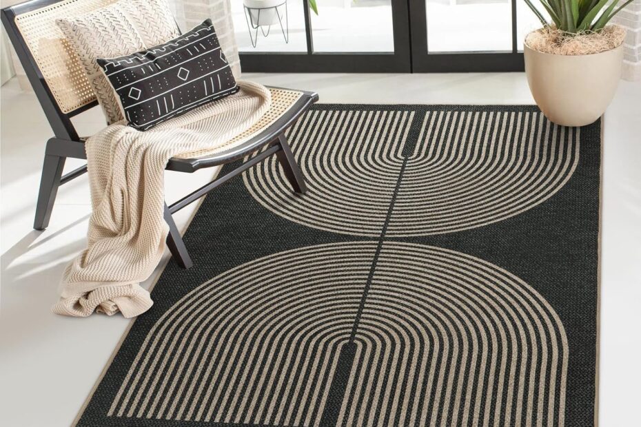 Transform Your Space with the Lahome Modern Rainbow Outdoor Rug: A Stylish Review!
