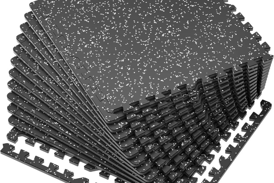 Transform Your Workout: Reviews of the SUPERJARE Rubber Top Gym Mats