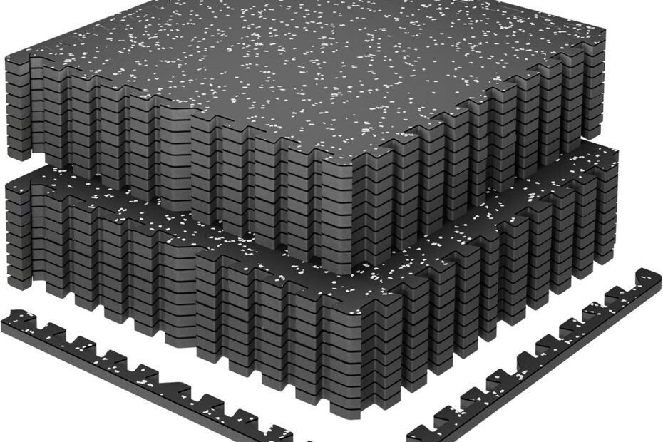 Transform Your Workout Space: SUPERJARE Extra-Thick Rubber Gym Mats Review