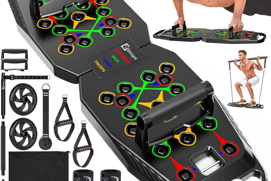 Transform Your Workout: The 25-in-1 Push Up Board & Pilates Bar Review
