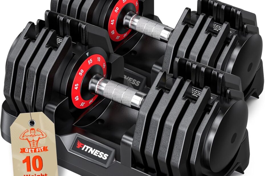 Transform Your Workouts: Review of the Versatile Adjustable Dumbbells Set!