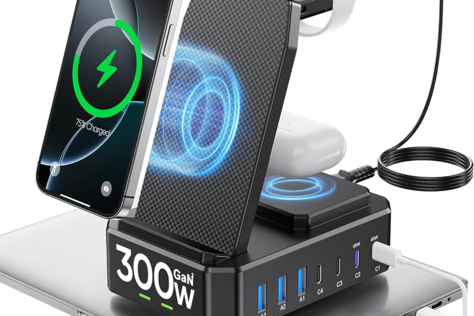Ultimate 10-in-1 Wireless Charger: Fast, Efficient Power for Your Apple Devices!