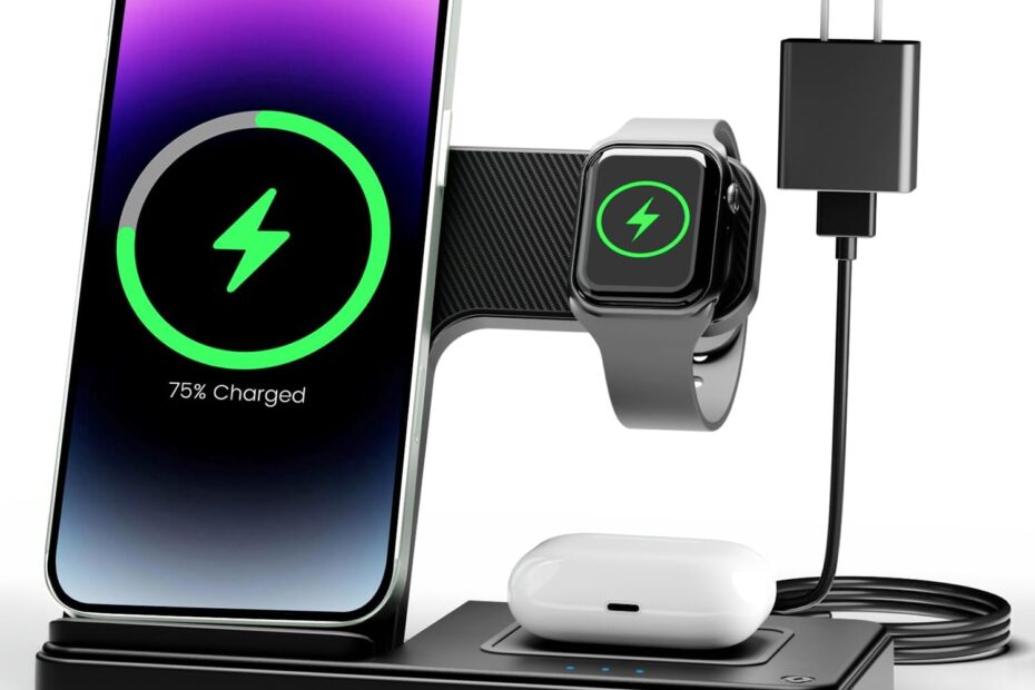 Ultimate 3-in-1 Wireless Charger for Apple Devices: Review & Recommendations!