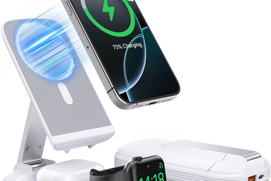 Ultimate 5 in 1 Wireless Charger: Power Up Your Apple Devices with Style!