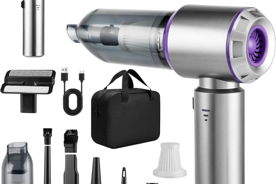 Ultimate Clean: Review of the Portable Cordless Car Vacuum with High Power & Versatile 4-in-1 Functionality