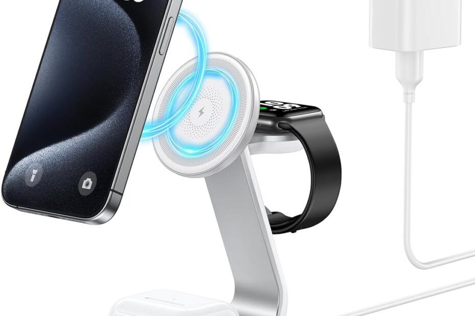 Ultimate Convenience: 3 in 1 Charging Station for iPhone, AirPods & Apple Watch Review