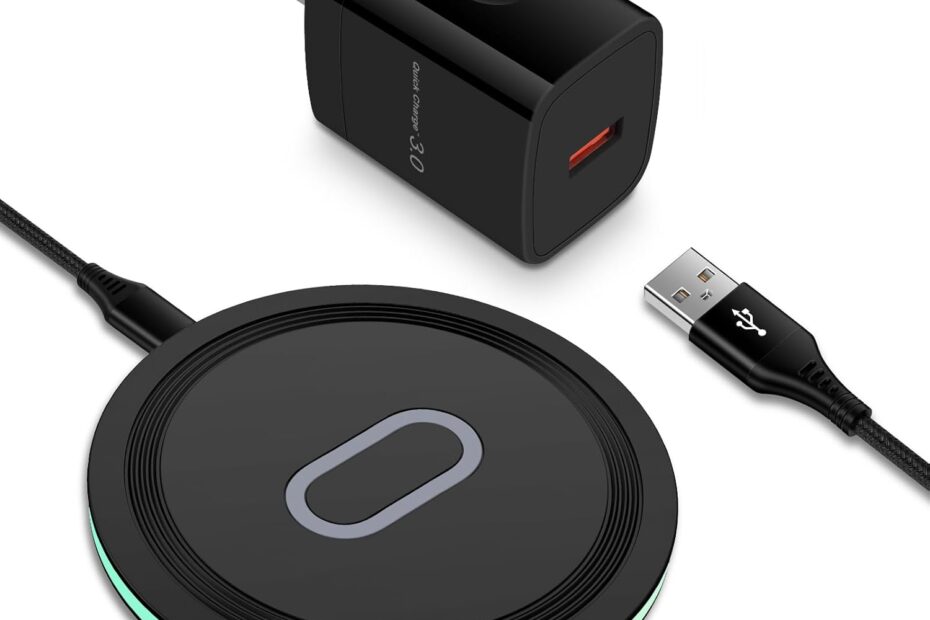 Ultimate Convenience: Fast Wireless Charging Pad for Samsung and iPhone Users